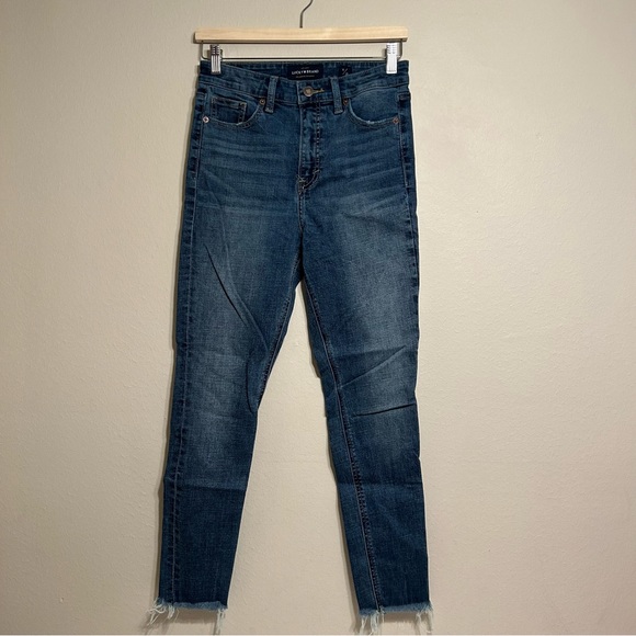 Lucky Brand Women‎ Bridgette High Rise Skinny Cropped Jeans Size 6/28 - Picture 1 of 8